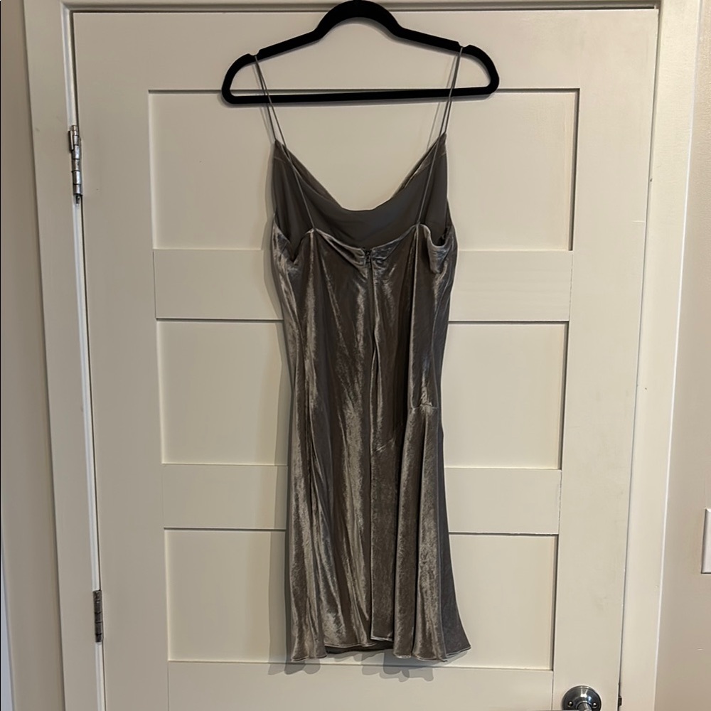Alice + Olivia Silver Mini Dress - Picture 5 of 7